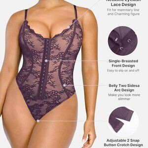 SHAPELLX Lace Bodysuit